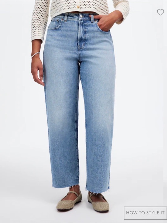 Madewell Denim - Madewell Women’s Curvy Perfect Vintage Wide Leg Crop Jeans Sz 31